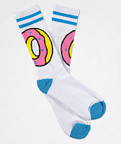 Odd Future Big O calcetines a rayas en blanco y azul