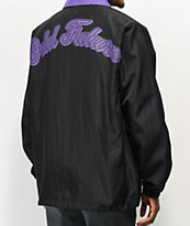Odd Future Contrast Black & Purple Coaches Jacket