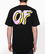 Odd Future OF Donut camiseta negra