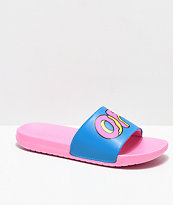 Odd Future sandalias azules y rosa