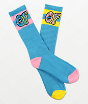 Odd Future x Santa Cruz Mix Match calcetines azules