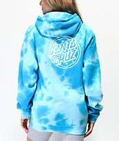 Odd Future x Santa Cruz sudadera con capucha de tie dye azul