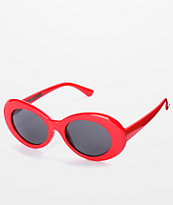 Petals and Peacocks Nevermind gafas de sol en rojo