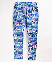 Pink Dolphin Chrome 8 Ball Blue & Pink Cargo Jogger Sweatpants