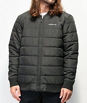 Primitive Hadley Washed Black Bomber Jacket