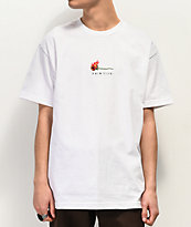 Primitive Heartbreakers Burning White T-Shirt