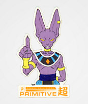 Primitive x Dragon Ball Super Beerus Sticker