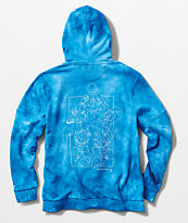 Primitive x Dragon Ball Super SSG Blue Wash Hoodie