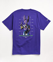 Primitive x Dragon Ball Super Shadow Beerus Purple T-Shirt