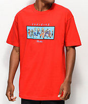 Primitive x Dragon Ball Z Heroes camiseta roja