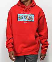 Primitive x Dragon Ball Z Heroes sudadera con capucha roja