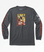 Primitive x Dragon Ball Z Super Saiyan Goku Charcoal Long Sleeve T-Shirt