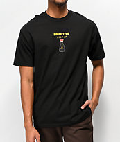 Primitive x Kikkoman Red Cap Black T-Shirt