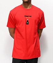 Primitive x Kikkoman Red Cap camiseta roja