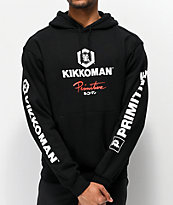 Primitive x Kikkoman Sauce sudadera con capucha negra