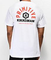 Primitive x Kikkoman Soy camiseta blanca