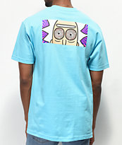 Primitive x Rick and Morty Hypno Rick Blue T-Shirt