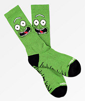Primitive x Rick and Morty Pickle Rick Crew Socks