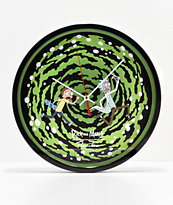Primitive x Rick and Morty Portal Glow In The Dark Wall Clock