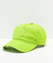 Primitive x Rick and Morty Rick Puff Green Strapback Hat