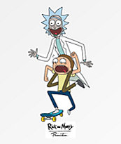 Primitive x Rick and Morty Skate Sticker