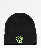 Primitive x Rick and Morty Vortex Rick Black Beanie