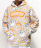 RIPNDIP Daisy Daze Pink & Grey Hoodie
