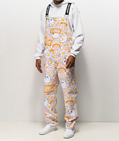 RIPNDIP Daisy Daze Pink & White Overalls