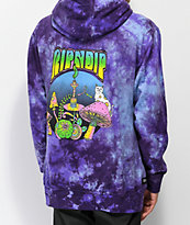 RIPNDIP Psychedelic Nerm Purple Tie Dye Hoodie