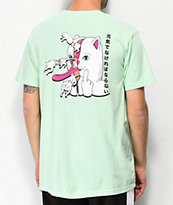 RIPNDIP Zipper Face camiseta menta
