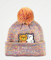 RIPNDIP x Teddy Fresh 2 Pom Beanie