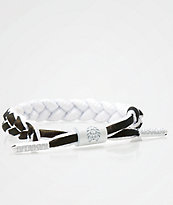 Rastaclat Aurora pulsera clásica blanca iridiscente