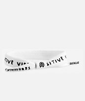 Rastaclat Positive Vibes pulsera blanca