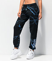 SWIXXZ Lightning pantalones deportivos negros