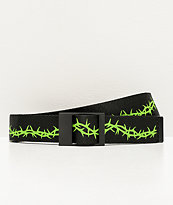 SWIXXZ Thorned Black Web Belt