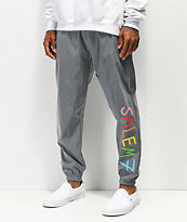 Salem7 Reflective Grey Track Pants