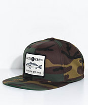 Salty Crew gorra de camuflaje con parche