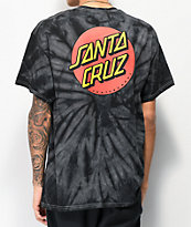Santa Cruz Classic Dot Spider Black T-Shirt