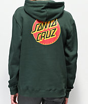 Santa Cruz Multiple Dot Forest Green Hoodie