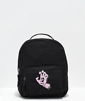 Santa Cruz Screaming Hand Black & Pink Mini Backpack