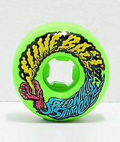 Santa Cruz Slime Balls 56mm Vomit Green ruedas de skate en verde