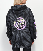 Santa Cruz Throwdown Dot Spider Black Hoodie