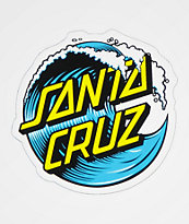 Santa Cruz Wave Dot 3" pegatina