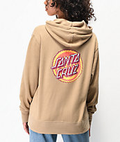Santa Cruz Wiggle Dot sudadera con capucha caqui