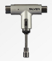 Silver Metallic Silver Skate Tool