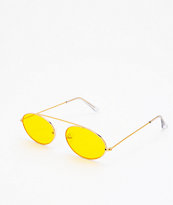 Slam Jam Yellow & Gold Sunglasses