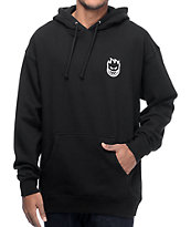 Spitfire Stock Bighead Hombre sudadera negra con capucha