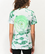 Spitfire Swirl Overlay Mint Tie Dye T-Shirt