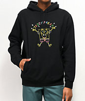 Teddy Fresh x SpongeBob SquarePants Embroidered Black Hoodie