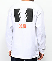 The Hundreds x Never Made Heads White Long Sleeve T-Shirt